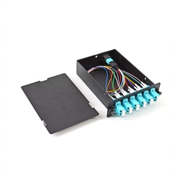 Quality Double Rail Design MPO Patch Panel For Computer Centers Databases Lightweight for sale