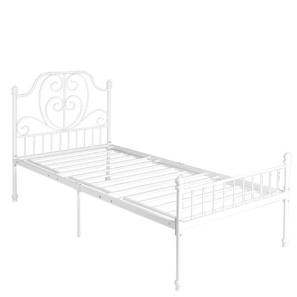 Quality Durable Noise Free Metal Single Bed Twin Size Fast Easy Setup Moisture Proof for sale