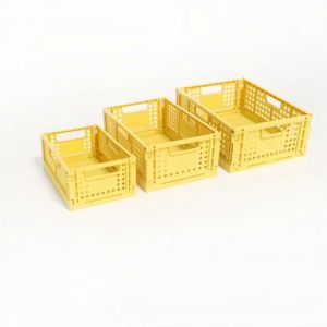 Buy cheap Multifunctional Reusable Folding Plastic Baskets For Fruits Stackable Rectangle product