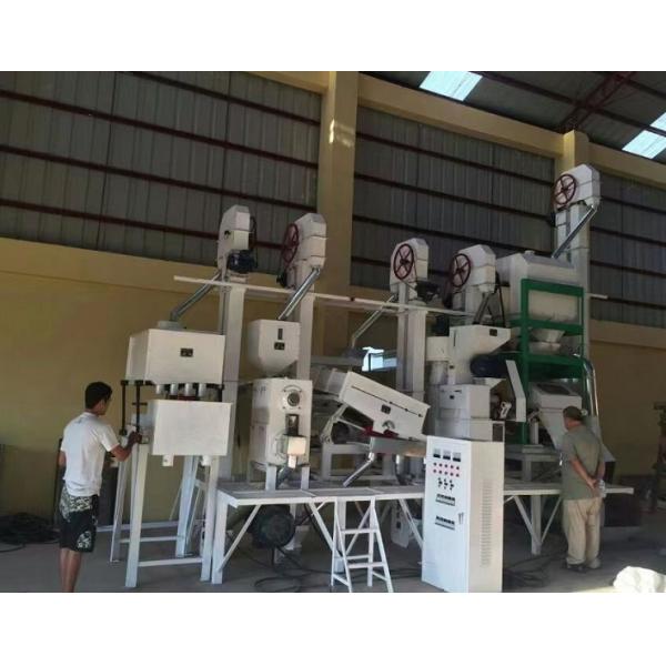 Small Combined Rice Mill Machine , Durable Maize Flour Milling Machine