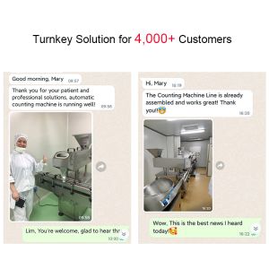 Automatic Tablet Counting Machine Softgel Capsule Filling Bottling Counter