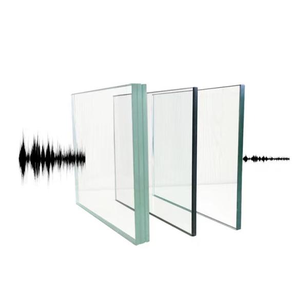 Cutting Clear Large Laminated 4mm Float Glass SGP Tempered