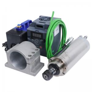 Buy cheap GDZ80-2.2B Woodworking Spindle ER20 Collet 2.2kw YFK Water Cooled CNC Lathe Motor Kit product