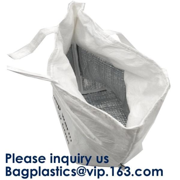 Reusable Promotional Green Tyvek Shopping Tote BagWaterproof Washable Eco k Handy Makeup Cosmetic Clutch Bag Cases