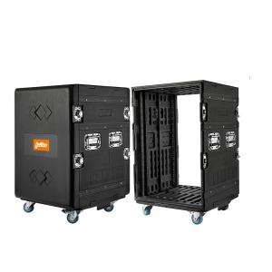 Guider Polyethylene 20 Depth 16U Flight Rack Case With Wheels