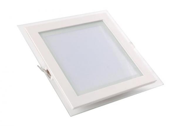 Quality Glass Ceiling Mounted Led Flat Panel Light , 80ra 0.9pfc White Ceiling Lights  for sale