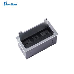 China Office Furniture Table Power Outlet For Conference Tables Recessed Power Strip Customizable Desktop Receptacle on sale