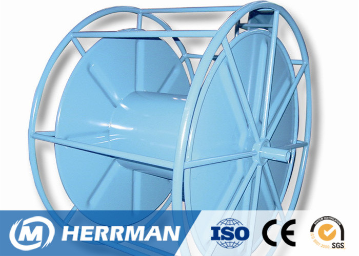 Large Loading Power Cable Storage Reel , Corrugated Type Empty Wire Spools