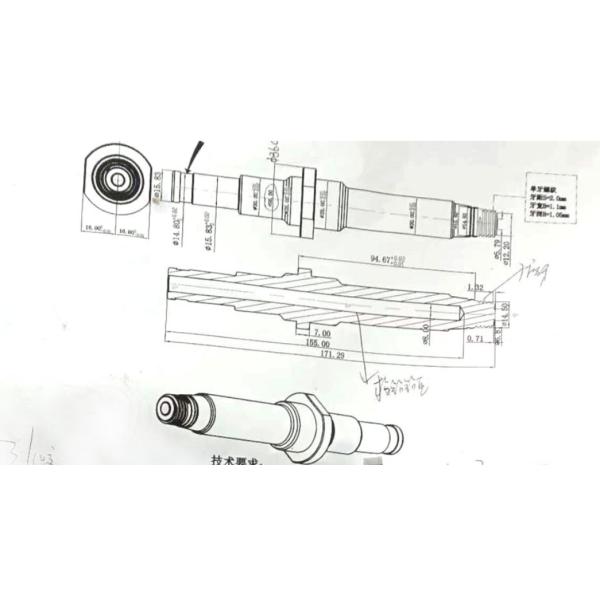 SKD61 Unscrewing Mold Components , Injection Molding Threaded Inserts For Cosmetic