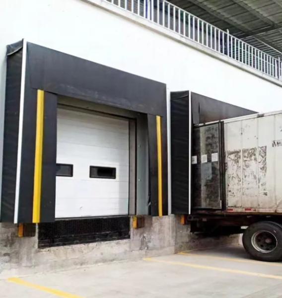 Quality Industrial Loading Dock Shelters With Durability Low Maintenance Wear Resistant Fabric Retractable Mechanical Shelter for sale