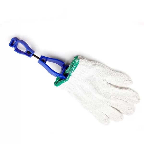 Plastic Glove Clips Multi-Color Custom Logo Safety Interlock Clips for Labor Work