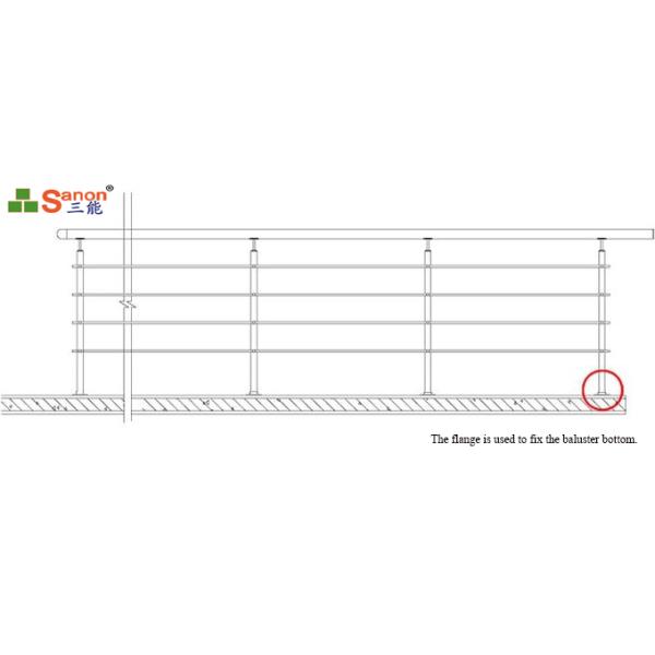 Anti Corrosion Stainless Steel Handrail Fittings Round Socket Weld Pipe Flanges