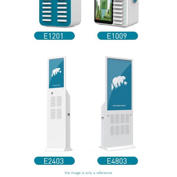 6 Slot Power Bank Vending Machine ABS Fireproof Advertising Power Bank