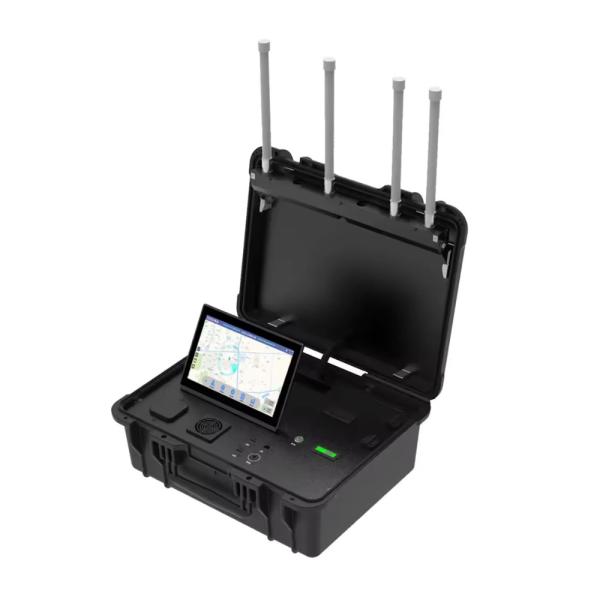 Quality IP66 12KG Handheld Drone Detector 900MHz 1.4GHz 2.4GHz 5.2GHz 5.8GHz for sale