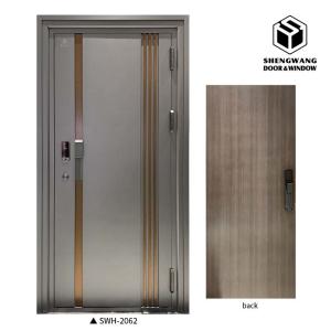 Maximum Size 4 X 8 Sapele With Fireproof  Aluminum Room Door For Customized