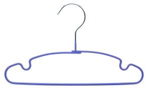 Multipurpose Non Slip Round Shoulders Extra Thick Wire Chrome Wire Hangers