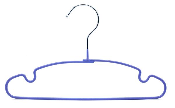 Quality Multipurpose Non Slip Round Shoulders Extra Thick Wire Chrome Wire Hangers for sale