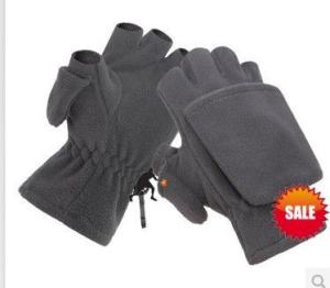 Buy cheap fingerless fleece gloves with lap product