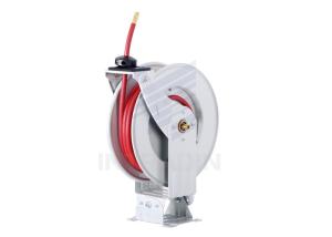 China Air Hose Reel / Power Coated Steel Water Automatic Hose Reel 110 Degree Swivel Base on sale