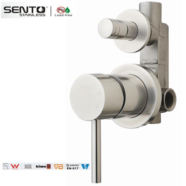 Quality Perfect quality multifunctional steel body brushed finish shower mixer for sale