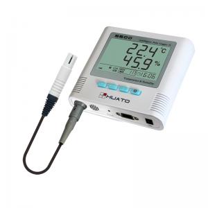 Large LCD Display Fridge Temperature Data Logger With External Probe