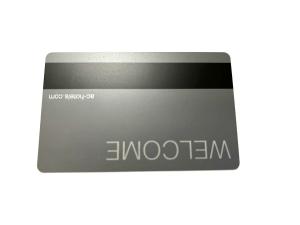 China Programmable Black Magnetic Stripe Card Printed Hotel Key Card on sale
