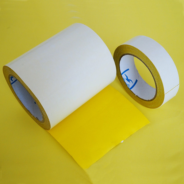 High Tack Double Sided Carpet Tape , Gauze Carpet Binding Tape Rubber Based