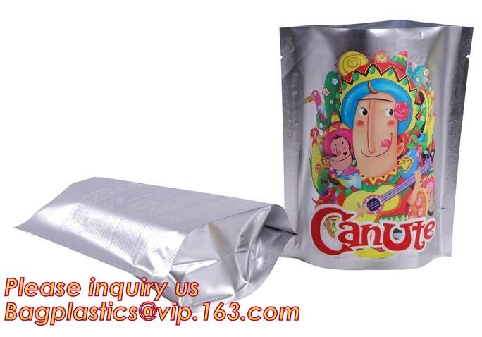 Transparent bopp/opp square block bottom bags with side gusset,Bopp Block Square Bottom Bag,Clear Square Bottom Bags,Can