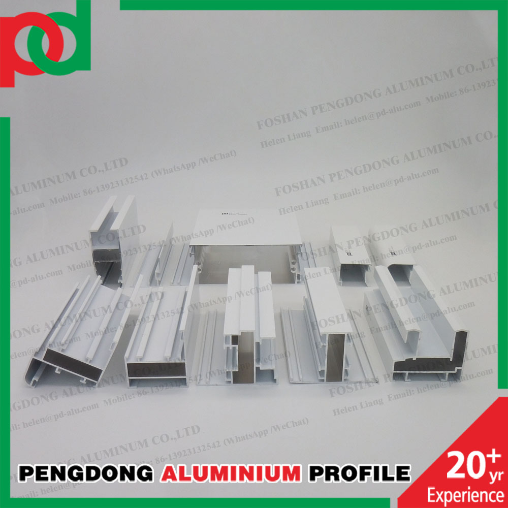 Aluminium Profiles Extrusion Casement Window Door Square Tube Customized Anodizing Champagne For Ethiopia Market