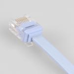 UV Resistant Flat Cat6 Ethernet Cable Weatherproof For Computer