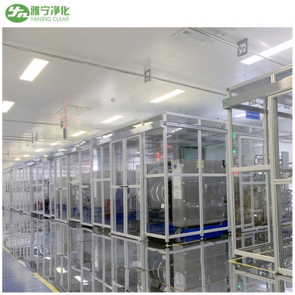 Customized Clean Room Clean Booth with Steel Square Tube and Filter FFU