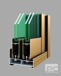 6063 T5 Aluminium Sliding Window Profile Delicate Smooth And Subtle Edges