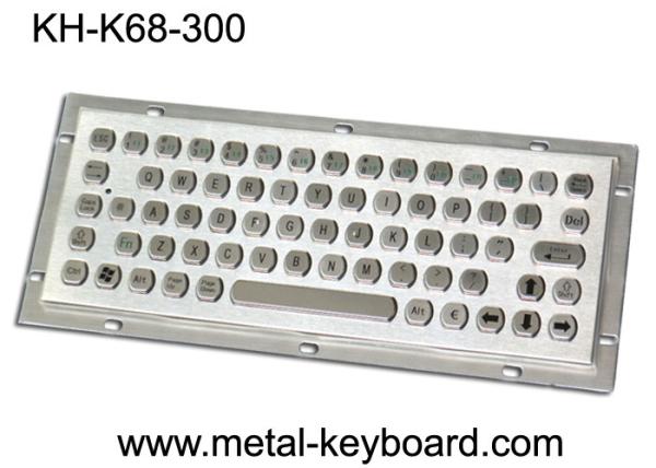 Quality SUS304 Metal Kiosk Industrial Computer Keyboard with IP65 Water Resistant for sale
