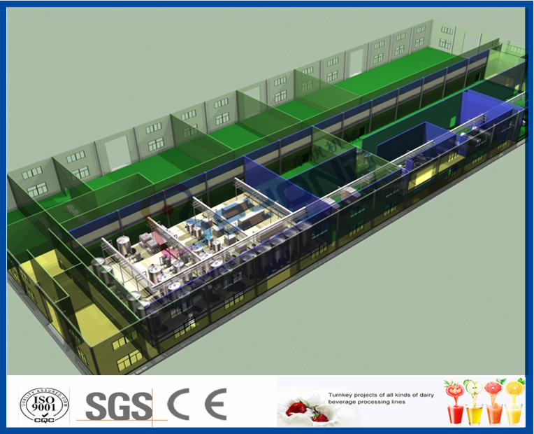 Tubular UHT Sterilizing Mango Processing Line With Aseptic Filling Machine