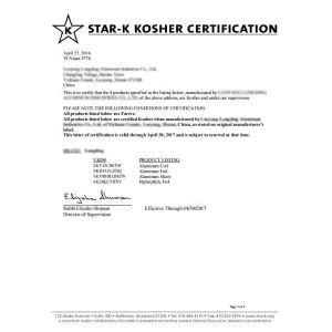 Shanghai Rising International Trade Co., Ltd. Certifications