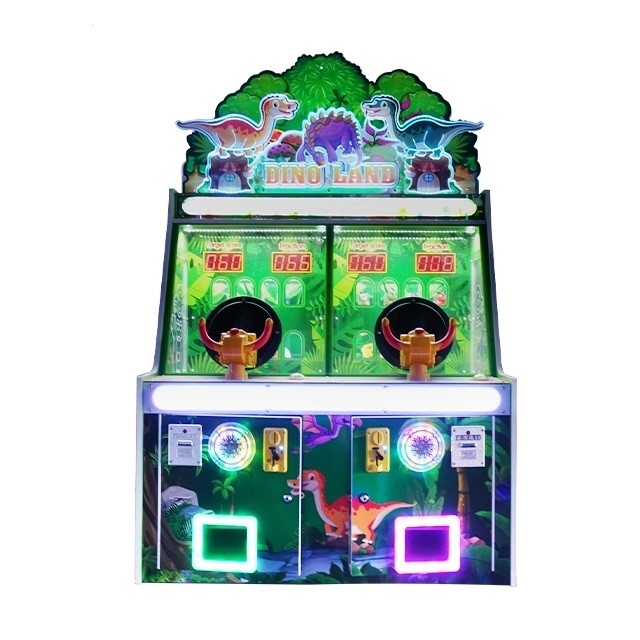 Dinosaur Park Ball Shooting Redemption Game Machine / Capsule Toy Out Arcade Machine