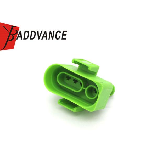 3A0973334B 4 Pin Green Male O2 Oxygen Sensor Connector For Wire Harness