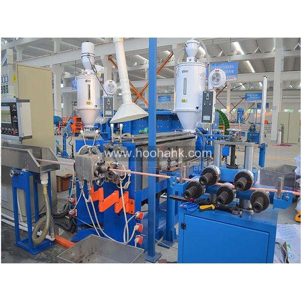 PVC Parallel Wire And Cable Making Machine , Power Cable Making Machine