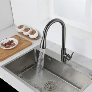 SONSILL Stainless Steel Kitchen Faucet with Lever Handle Modern Style