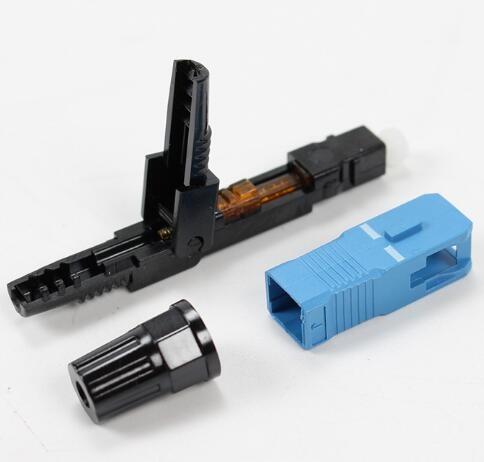 Quality 50mm Fiber Optic Fast Connector SC UPC Embedded Single Mold for sale