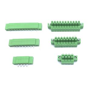 Buy cheap 3.81mm Pitch PCB Screw Terminal Blocks Plug + Straight Angle Pin Header with Flange product