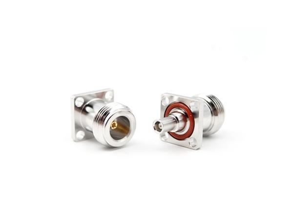Quality RF Adapter N Female to MCX Female Flange Mount for sale