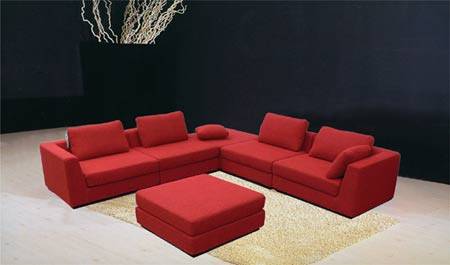 Acrylic Dyed Linen Sofa Fabric Double Faced Upholstery Seating Cover