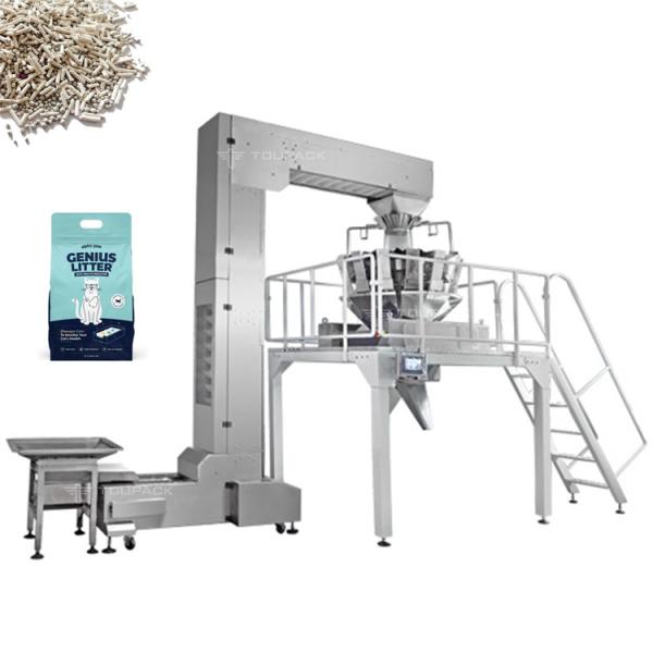 Quality Automatic 5kg Cat Litter Zipper Bag Packing Machine Premade Pouch Packaging Machine for sale