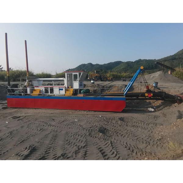 80 Cbm/H 8 Inch Samll Sand Mining Dredge With WN200 Sand Pump For River Dredging