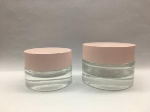 Buy cheap Thick Bottom 30g 50g Cosmetic Glass Jar Plastic Lid Cream Containers product