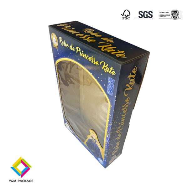 Quality Custom Toy Boxes With Transparent Window Corrugated Cardboard Box Durable Packaging for sale