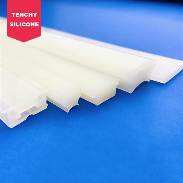 Quality Platinum Cured 60 Shore A Silicone Seal Strip Extrusion for sale