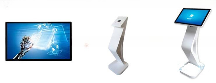 Win10/11 or Android OS 27" Inch LCD multi touch computer stand kiosk