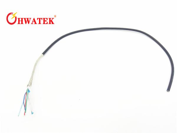 Quality Stranded 4 Core Servo Motor Extension Cable Double Shielded Cable Low Capacitance for sale